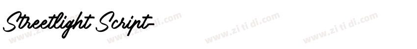 Streetlight Script字体转换